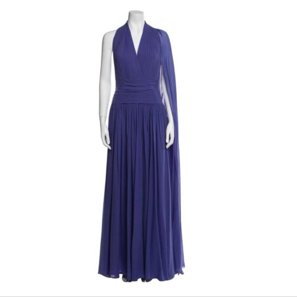 ELIE SAAB DRESS - BLUE INDIGO - Size 4 / S
